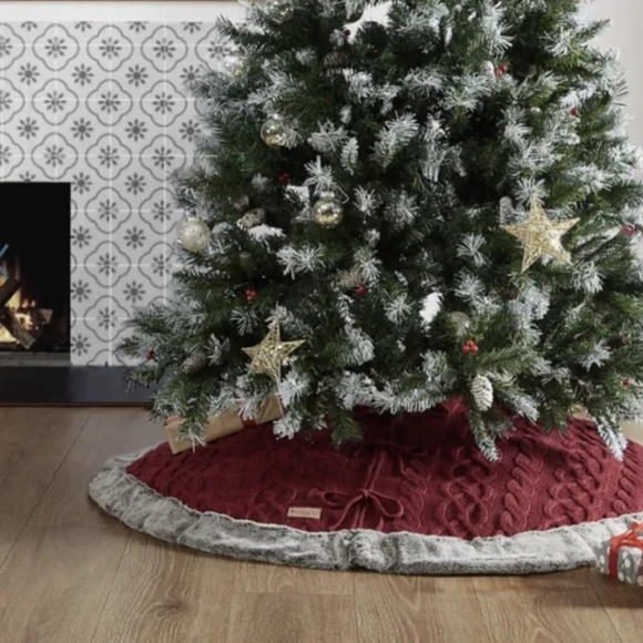 Koolaburra Holiday Koolaburra By Ugg Elista Cable Knit Tree Skirt